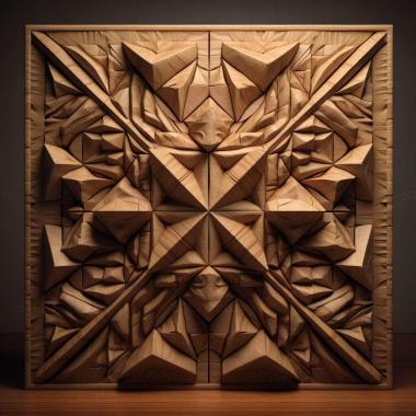 Patterns and decorations st Geometric 2 3d model